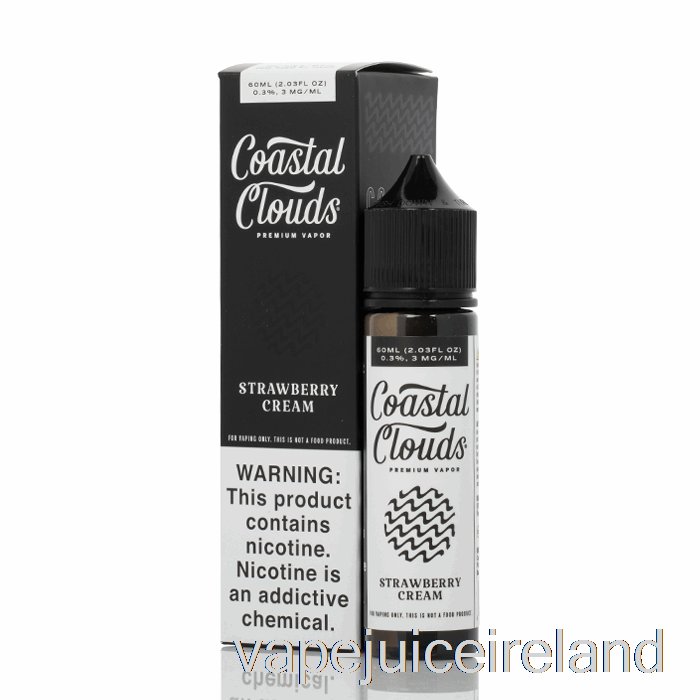 Vape Pod Kits Strawberry Cream - Coastal Clouds Co. - 60mL 6mg